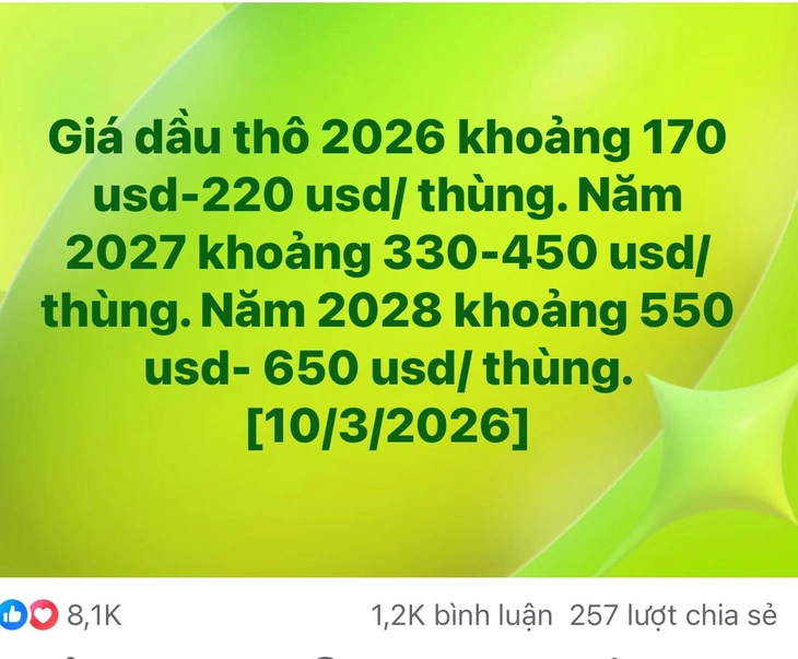 Nhộn nhạo 'chuyên gia', hội nhóm chứng khoán: Ngậm đắng vì tin 'giá dầu vượt 500 USD/thùng' - Ảnh 2.