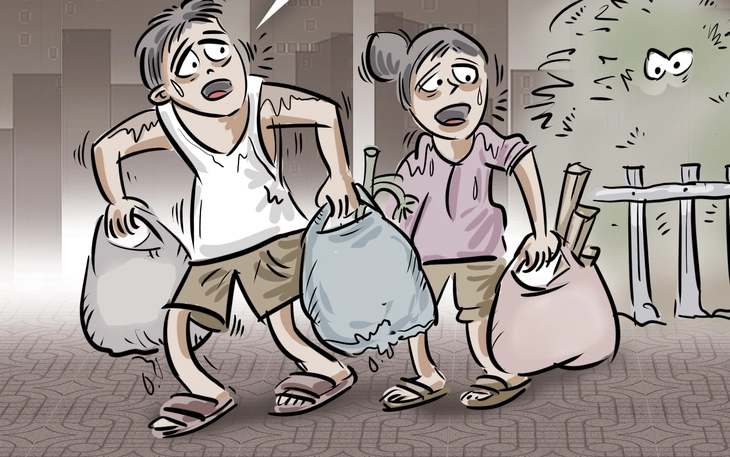 Phân loại rác ở khu phố bất ổn - Ảnh 2.
