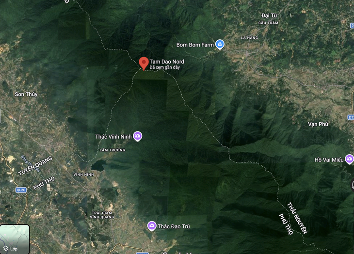 Tìm thấy nam sinh viên mất tích khi leo núi Tam Đảo - Ảnh 2.