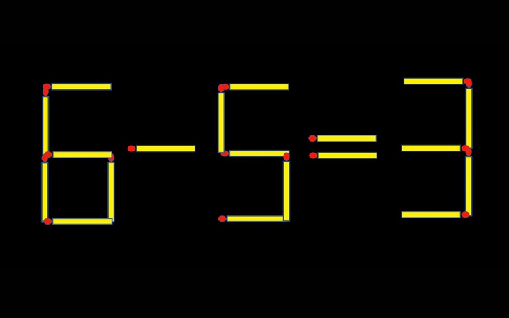 Thử tài IQ: Di chuyển một que diêm để 8-5=2 thành phép tính đúng - Ảnh 7.