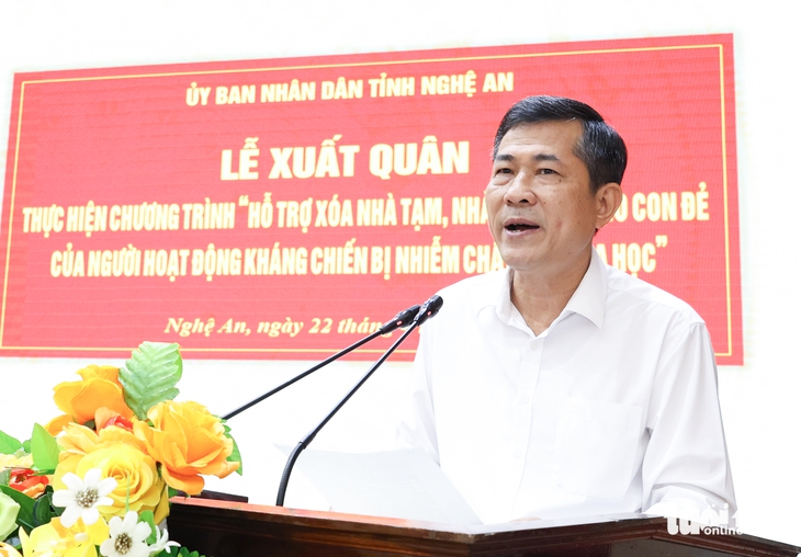 Nghệ An làm 229 nhà '3 cứng' cho con của người đi kháng chiến nhiễm chất độc da cam - Ảnh 2.