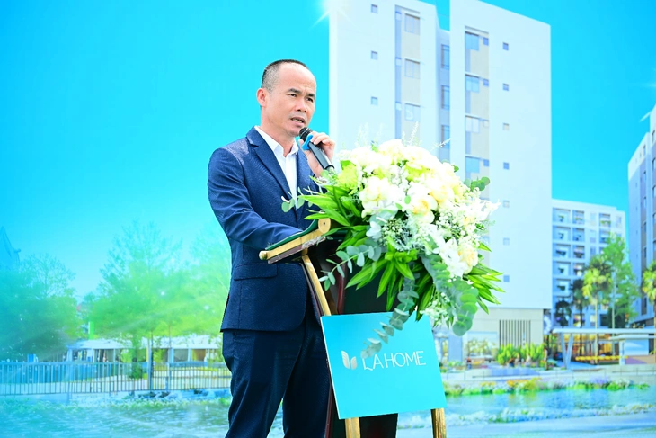 Cất nóc chung cư nhà ở xã hội LA Home - Ảnh 2.