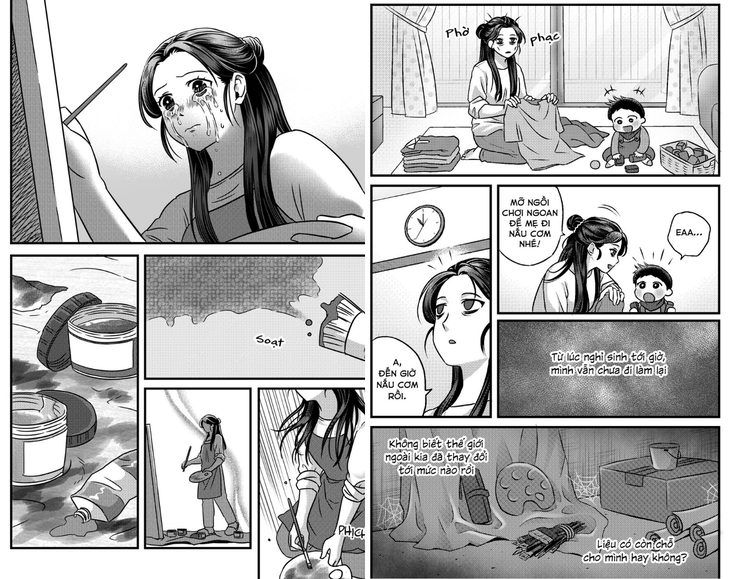 Một manga Việt bị chỉ trích vì truyền tải thông điệp sai về hôn nhân, làm mẹ - Ảnh 4.