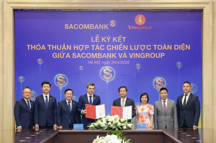 Sacombank và Vingroup ký kết hợp tác chiến lược toàn diện - Ảnh 2.