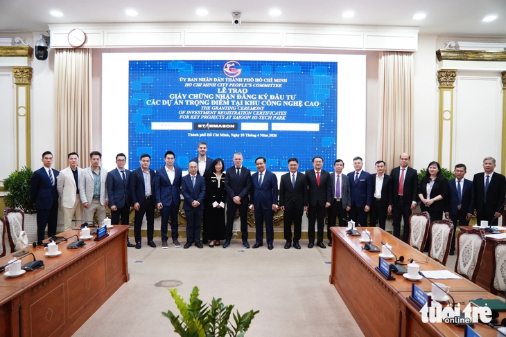 TP.HCM trao giấy chứng nhận đăng ký đầu tư cho 4 dự án công nghệ cao quý 1-2026 - Ảnh 7.