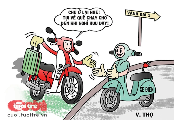 Xe xăng bỏ phố về quê - Ảnh 2.