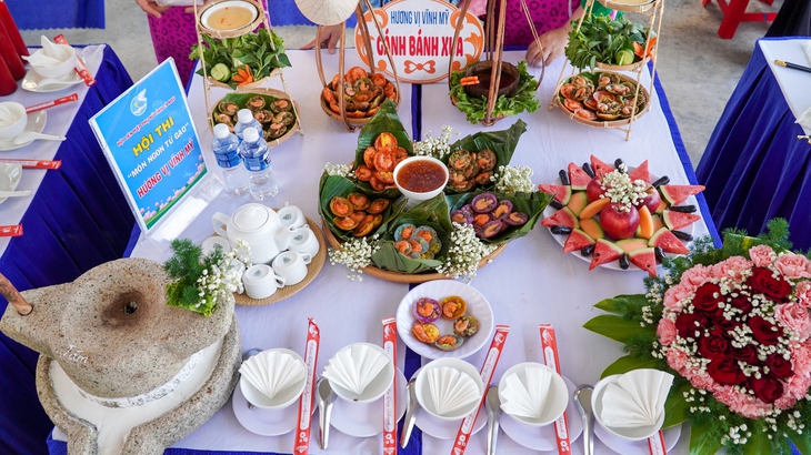 Độc đáo món bánh canh tôm hình cây đàn kìm trong hội thi các món ăn từ gạo - Ảnh 4.