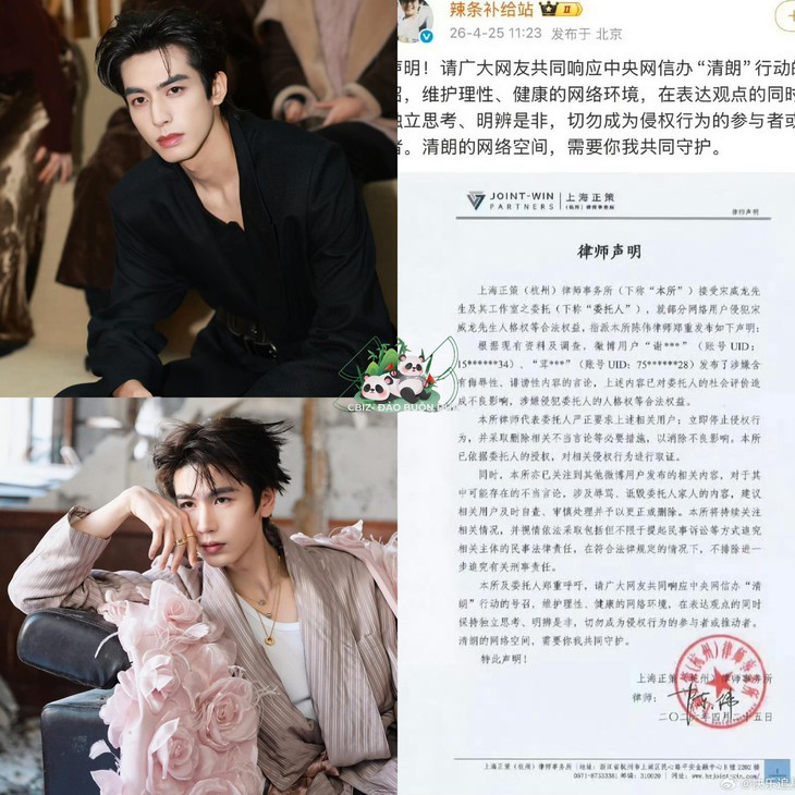 Tống Uy Long kiện 'anti-fan' của Trương Lăng Hách - Ảnh 4.