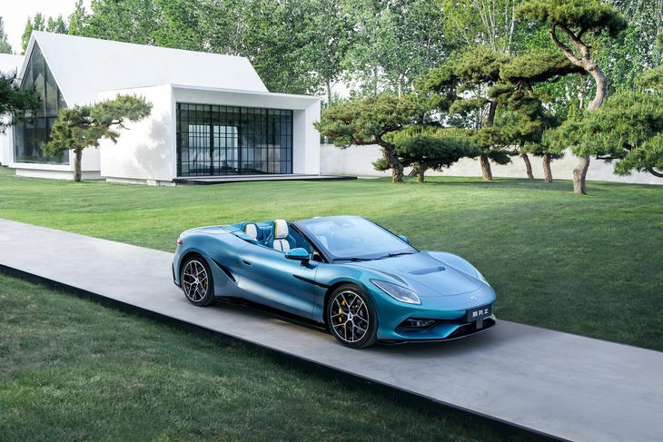 BYD Denza Z Convertible - Xe điện mui trần mạnh 1.000 mã lực - Ảnh 2.