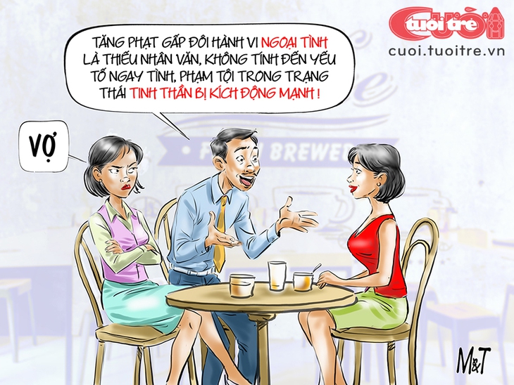 Anh chồng đào hoa bàn chuyện 'phạt tội ngoại tình' - Ảnh 1.