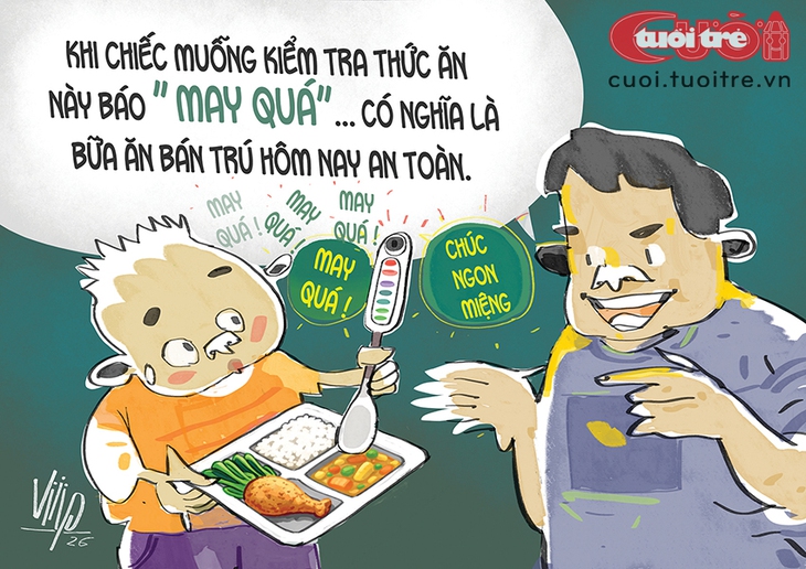 'Smart muỗng' giúp kiểm tra suất ăn bán trú - Ảnh 1.