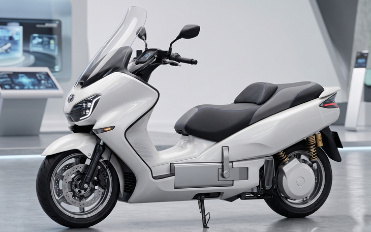 Xe máy điện Suzuki e-Address sắp đến Việt Nam: Đi 80km/sạc - Ảnh 6.