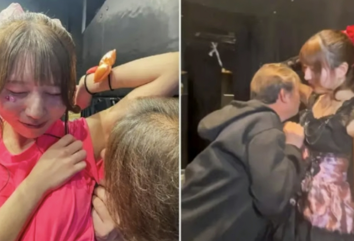 Nữ idol Nhật cho fan... ngửi nách - Ảnh 1.