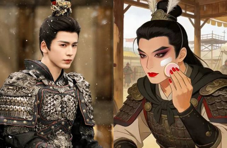 Trung Quốc cấm vai diễn tướng quân đánh phấn nền quá dày - Ảnh 2.