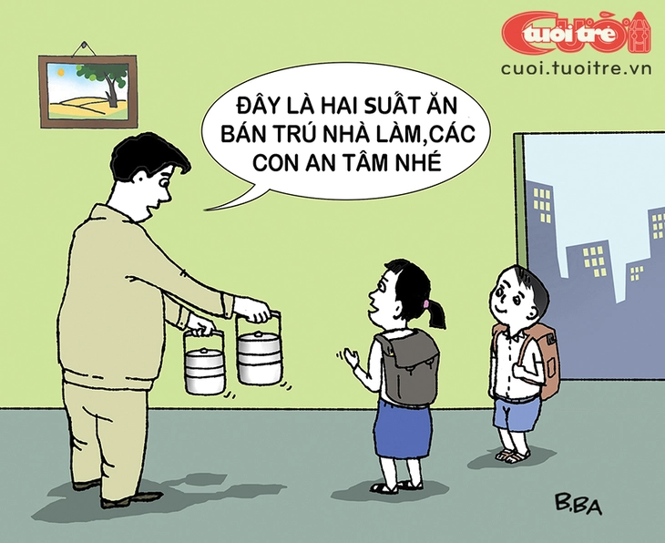 Suất ăn bán trú an toàn nhất - Ảnh 1.