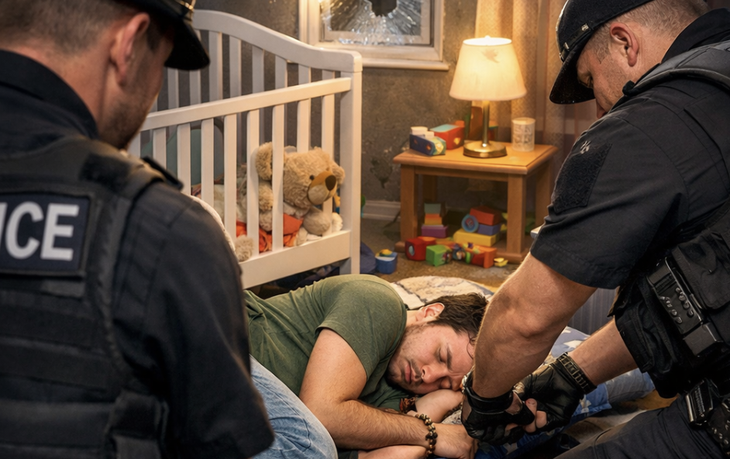 Tên trộm cuộn tròn ngủ quên tại nhà gia chủ - Ảnh 1.