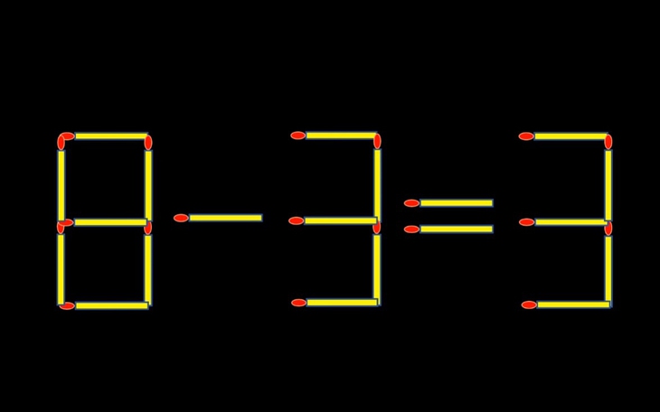 Thử tài IQ: Di chuyển một que diêm để 4+7=3 thành phép tính đúng - Ảnh 8.