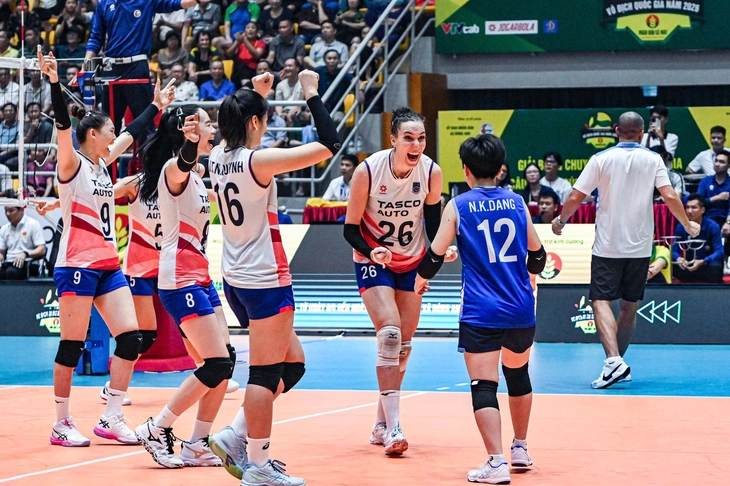 Tân binh Hà Nội tạo địa chấn ngày mở màn Giải bóng chuyền vô địch quốc gia - Ảnh 1.