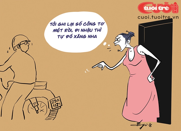 Bà vợ: Cho ông đi nhậu thoải mái! - Ảnh 1.