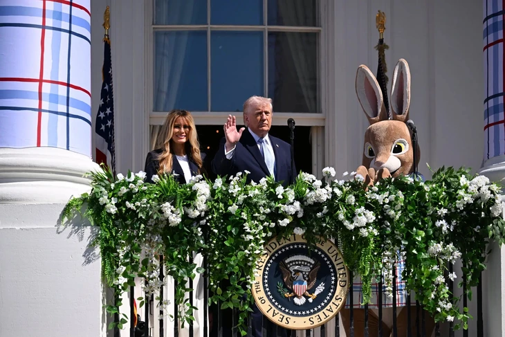 Ông Trump kể về cuộc chiến ở Iran trong sự kiện thiếu nhi - Ảnh 1. ông Trump - Ảnh 1.