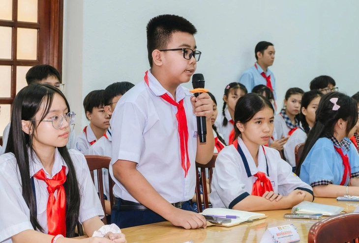 Học sinh hiến kế nâng cao trải nghiệm học tập - Ảnh 1. Hội đồng Trẻ em TP.HCM - Ảnh 1.