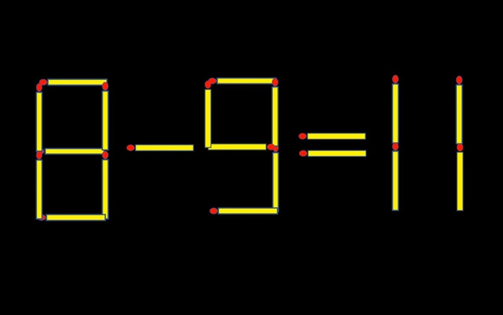 Thử tài IQ: Di chuyển một que diêm để 8+8=11 thành phép tính đúng - Ảnh 7.