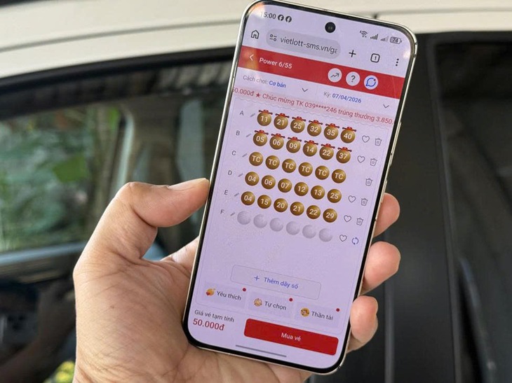 Mua vé số mọi lúc mọi nơi với Vietlott SMS - Ảnh 2.