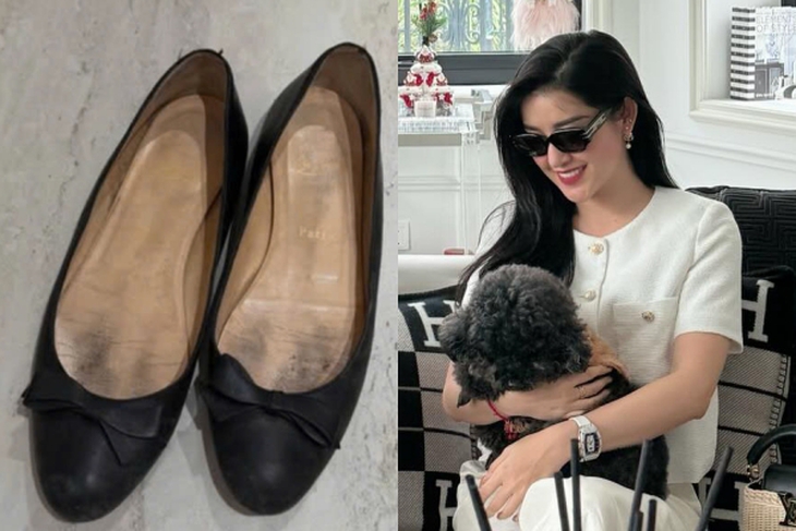 Khối tài sản 'khủng' của á hậu thanh lý hàng hiệu 'đen đen, bẩn bẩn' giá 2 triệu - Ảnh 1.