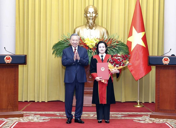 Tổng Bí thư, Chủ tịch nước Tô Lâm trao bổ nhiệm Thẩm phán, Phó chánh án Tòa án nhân dân tối cao - Ảnh 3.