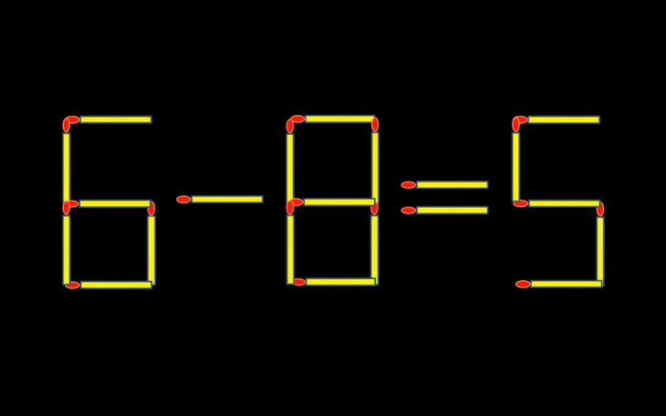 Thử tài IQ: Di chuyển một que diêm để 1-3=2 thành phép tính đúng - Ảnh 7.
