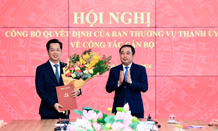 Bí thư Hoàn Kiếm Vũ Đăng Định giữ chức Trưởng Ban Tổ chức Thành ủy Hà Nội - Ảnh 1.