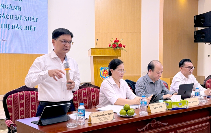 Sở Tư pháp TP.HCM phối hợp Bộ Tư pháp hoàn thiện dự thảo Luật Đô thị đặc biệt với 77 điều - Ảnh 1.