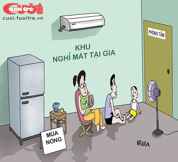 Trong khi chờ ông Trời mưa, người ta ngủ tại công ty, nghỉ mát ở nhà - Ảnh 2.