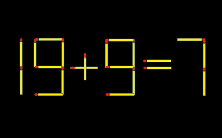 Thử tài IQ: Di chuyển một que diêm để 17+7=7 thành phép tính đúng - Ảnh 8.