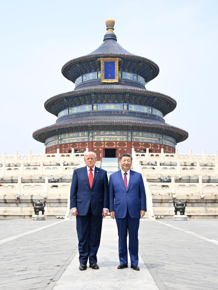 Những hình ảnh đáng nhớ trong chuyến thăm Trung Quốc của ông Trump - Ảnh 8.