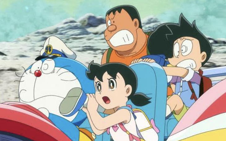 Hé lộ thước phim Doraemon du lịch Việt Nam, đội nón lá và mặc áo dài - Ảnh 6.