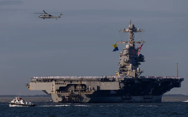 Tàu sân bay siêu hạng USS Gerald R. Ford có thể trở thành 'nhà máy điện hạt nhân nổi' - Ảnh 3.
