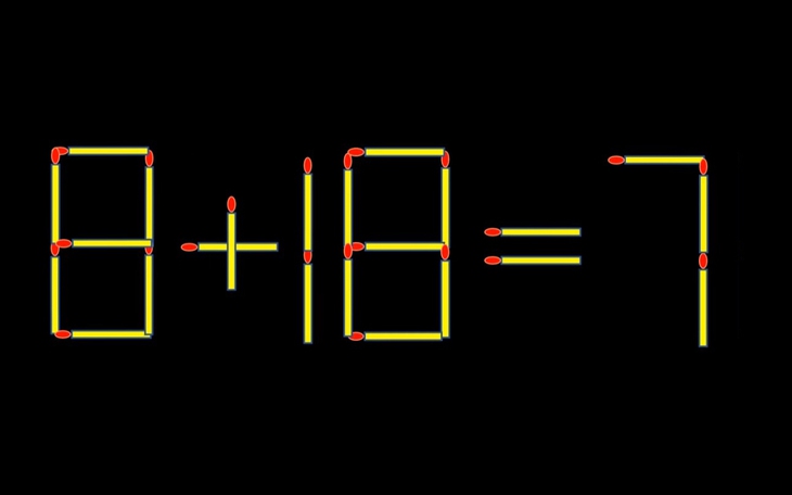 Thử tài IQ: Di chuyển một que diêm để 8+11=8 thành phép tính đúng - Ảnh 9.