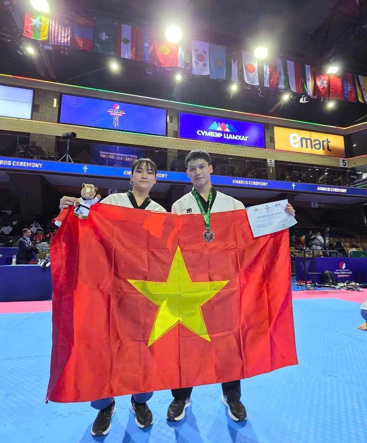 Taekwondo Việt Nam giành 2 vé đầu tiên đến Asiad 2026 - Ảnh 2.