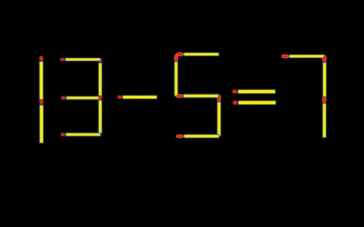 Thử tài IQ: Di chuyển một que diêm để 13+6=3 thành phép tính đúng - Ảnh 7.