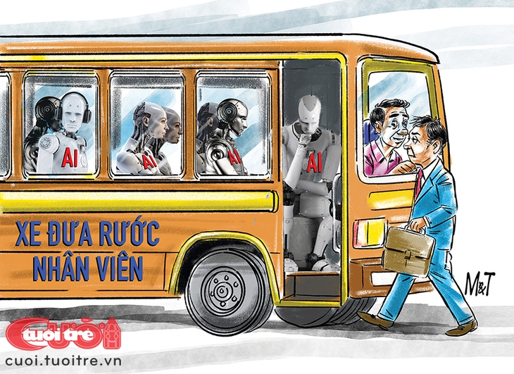 Xe đưa rước nhân viên vào năm 2030, còn mỗi ông sếp và bác tài xế - Ảnh 1.