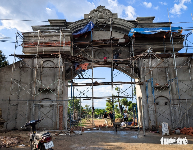 xây cổng - Ảnh 2.