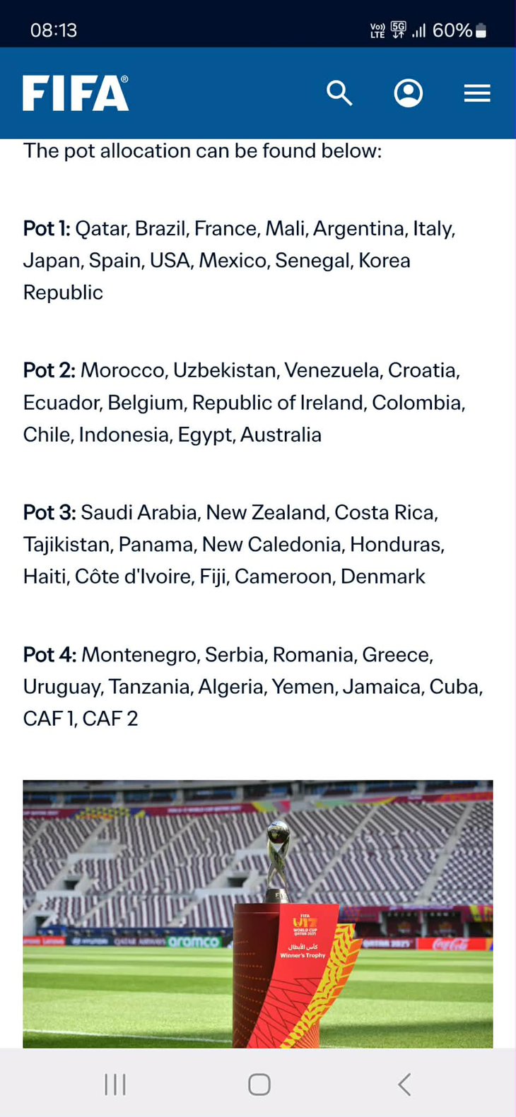 Sốc: FIFA sót tên Việt Nam trong danh sách bốc thăm World Cup U17 - Ảnh 3.