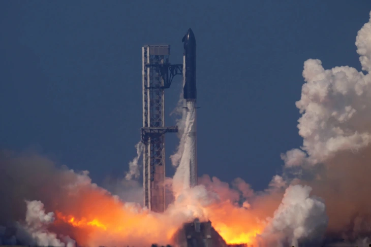 SpaceX phóng thử tên lửa Starship lớn nhất, mạnh nhất từ trước đến nay - Ảnh 1. Starship - Ảnh 1.