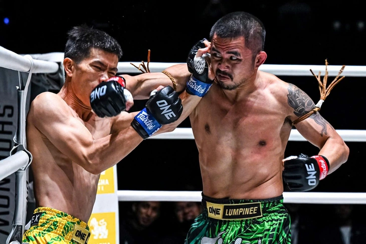 Võ sĩ Việt Nam bị knock-out, khâu 14 mũi ở ONE Championship - Ảnh 1.