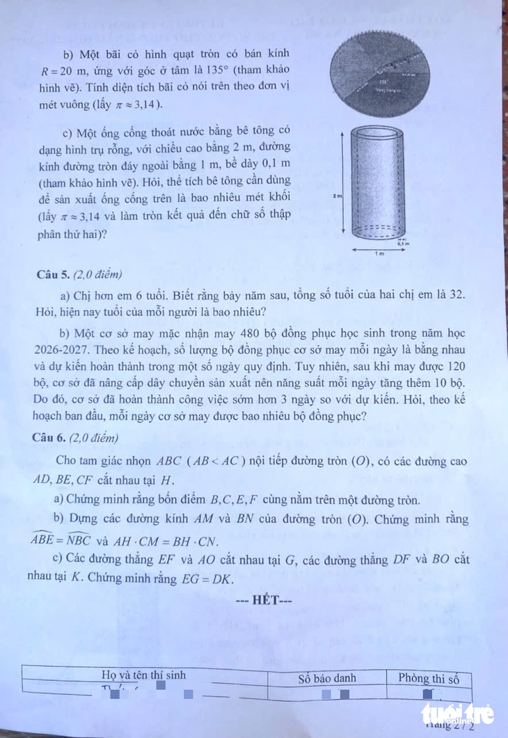 đề toán - Ảnh 3.