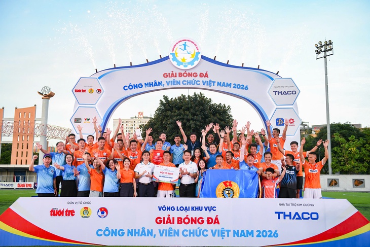 bóng đá công nhân, viên chức - Ảnh 3.