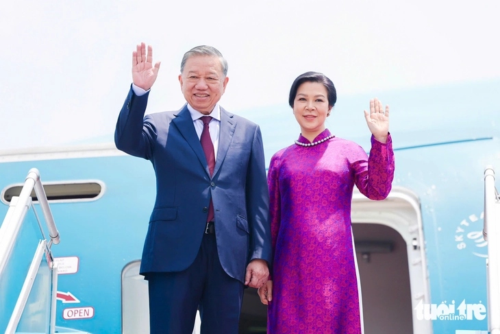 Tổng Bí thư, Chủ tịch nước Tô Lâm và Phu nhân lên đường thăm Thái Lan - Ảnh 1. Tổng Bí thư, Chủ tịch nước Tô Lâm - Ảnh 1.
