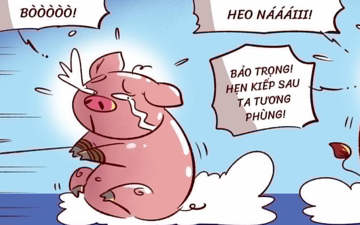 Bò đi xem bói bị phán 'tiền kiếp là heo' - Ảnh 1.