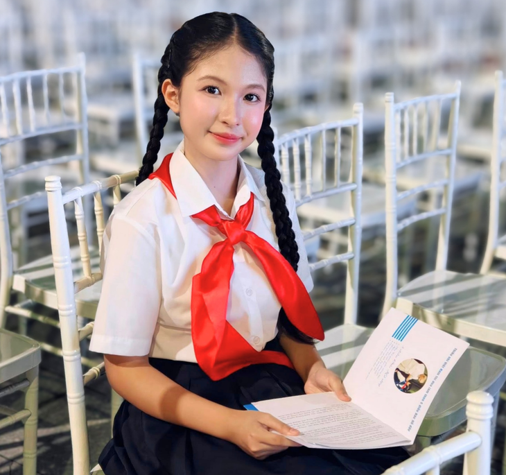Sao 'nhí' Moon giới thiệu thông điệp ứng phó biến đổi khí hậu của thiếu nhi - Ảnh 2.